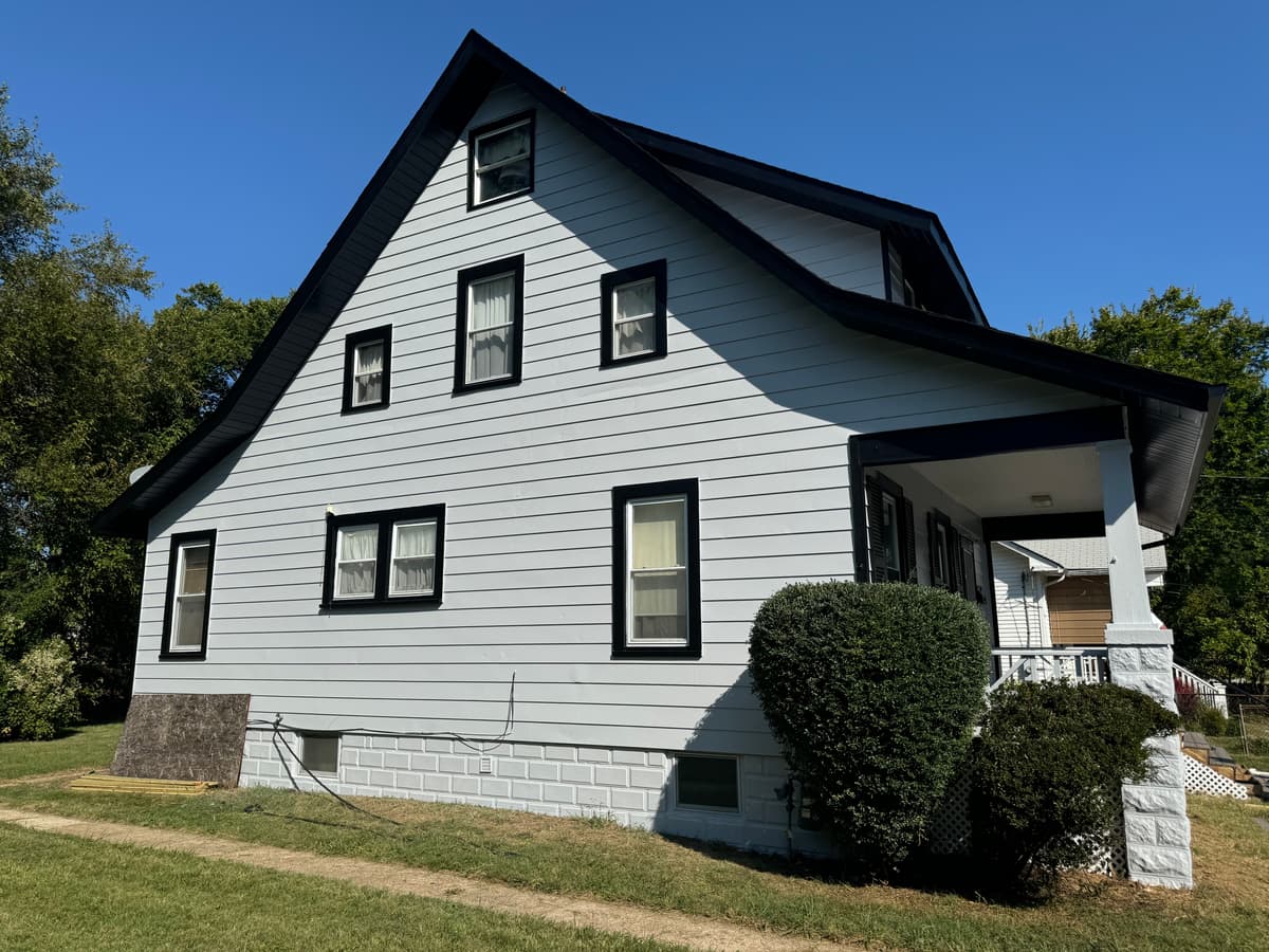 Exterior painting result