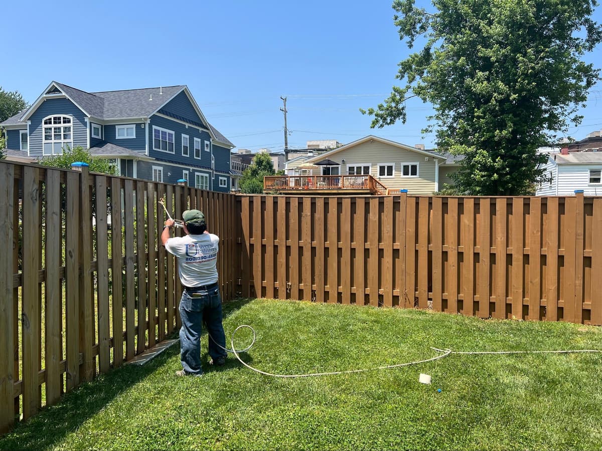 Pressure washing