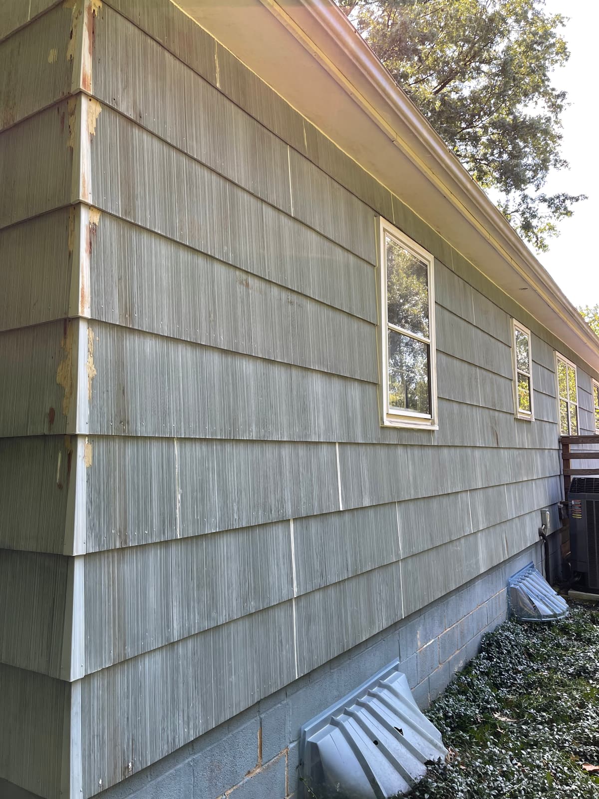 Pressure washing prep